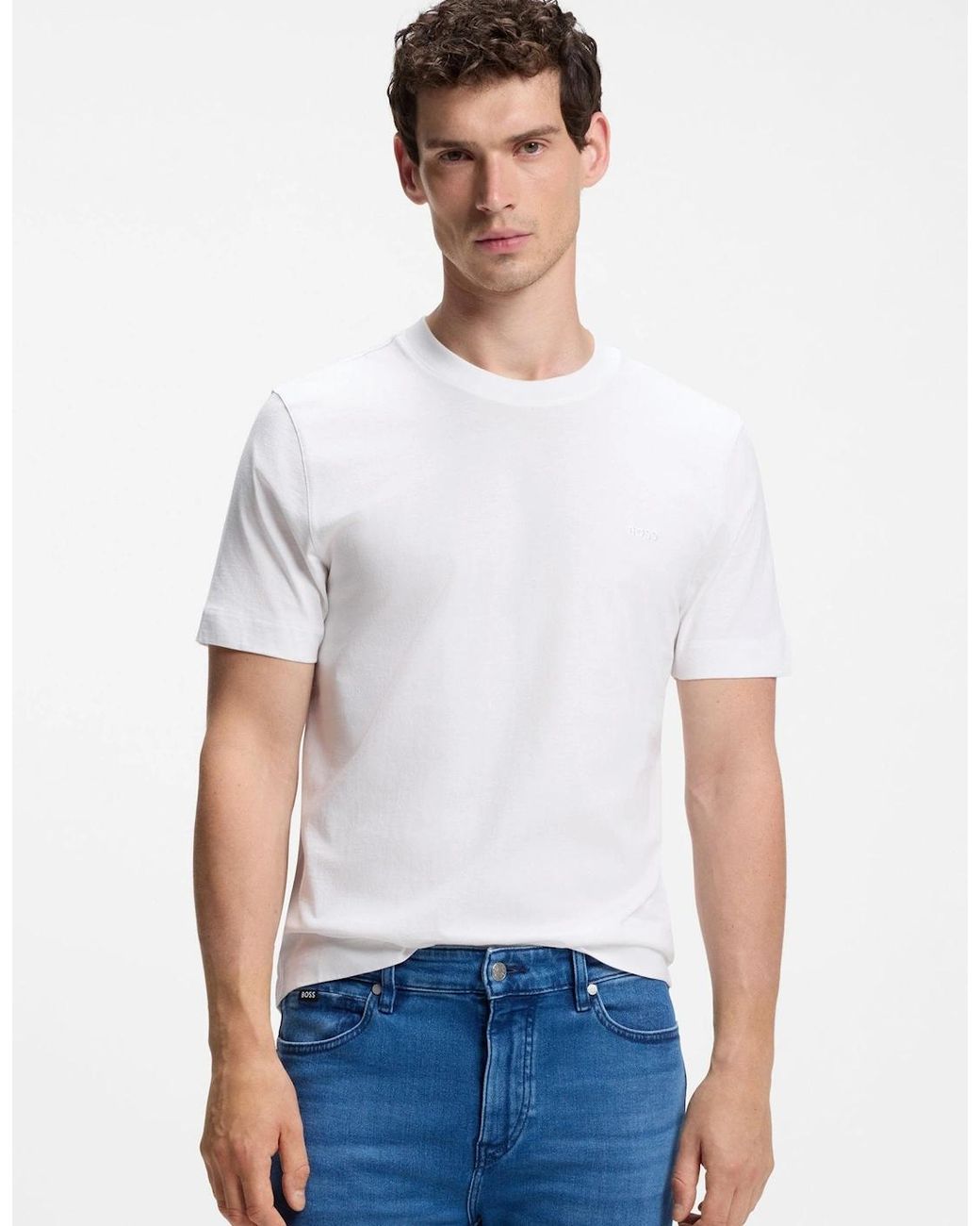 Boss White Boss Thompson 01 T-Shirt S2-26 100 for men