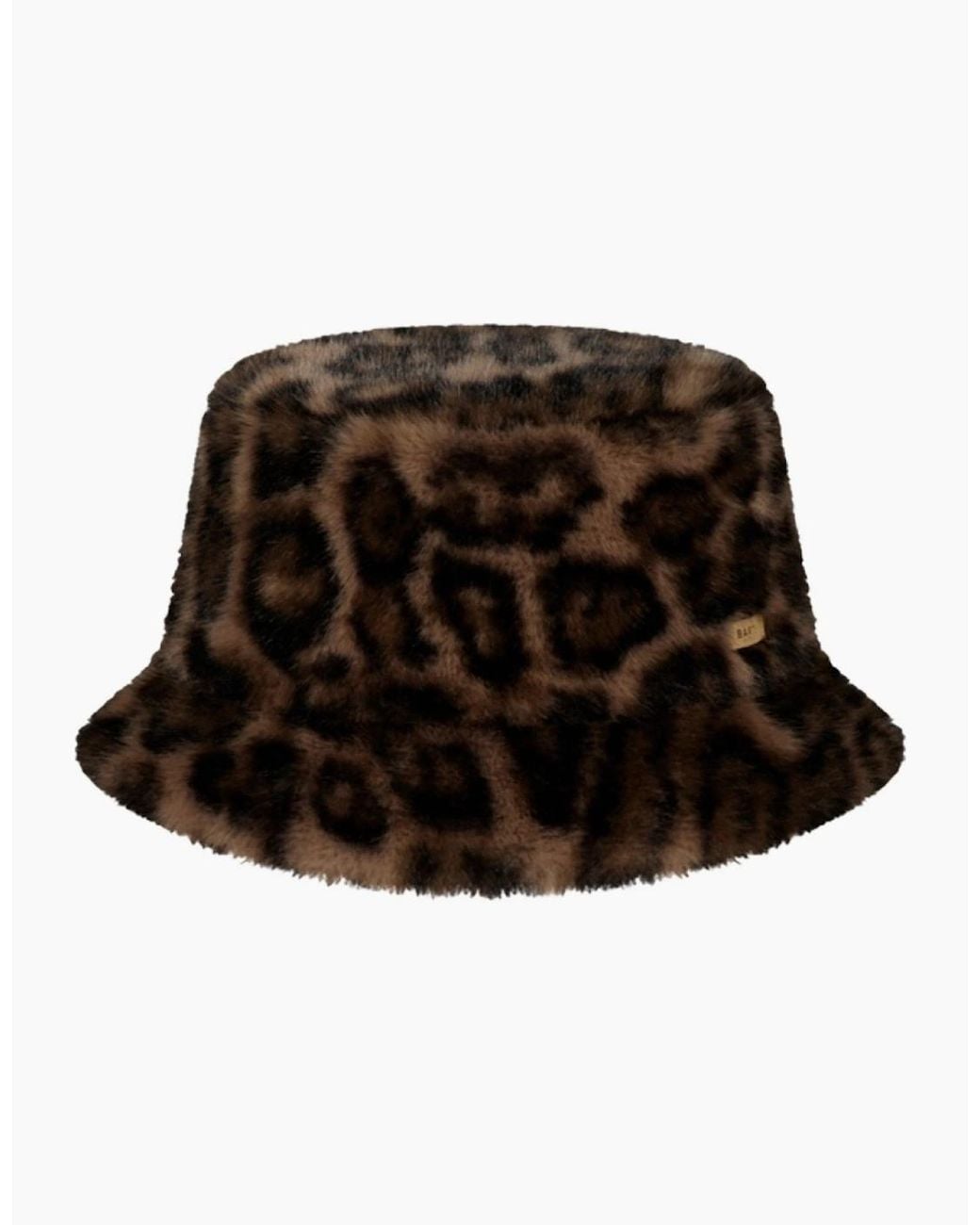 Barts Black Bretia Faux-Fur Bucket Hat