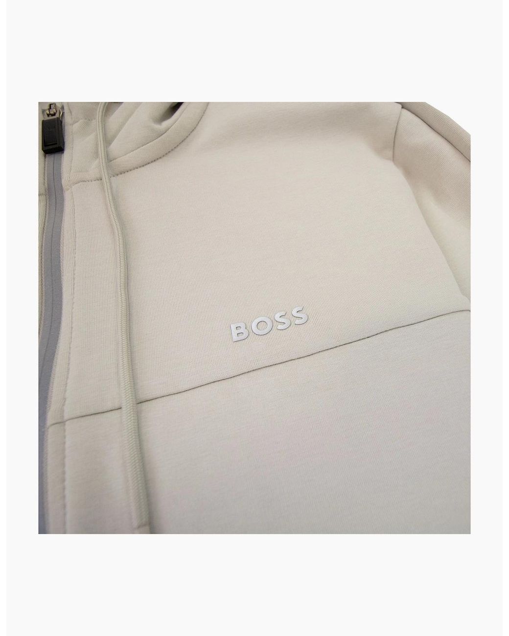 Boss White Saggy 1 Hoody Side Stripes 271 for men