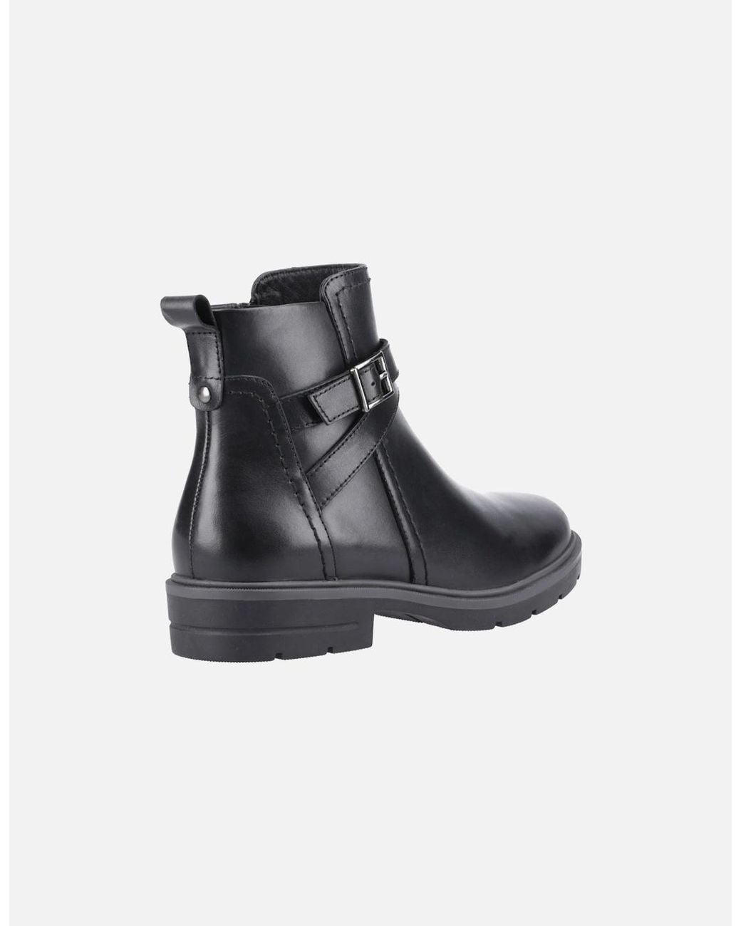 Hush Puppies Black Tove Leather Boots