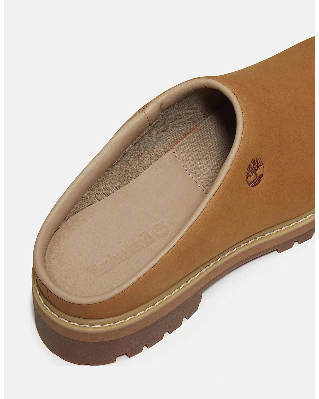 Timberland Brown Hrtg Clog Shoe Tan for men
