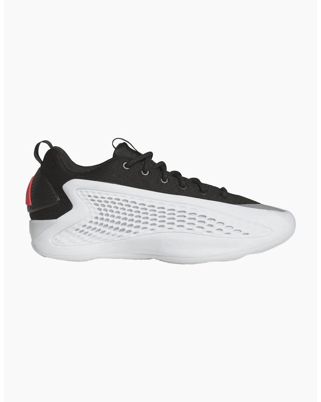 Adidas Black Anthony Edwards Textured Lace Up Road Sneakers for men