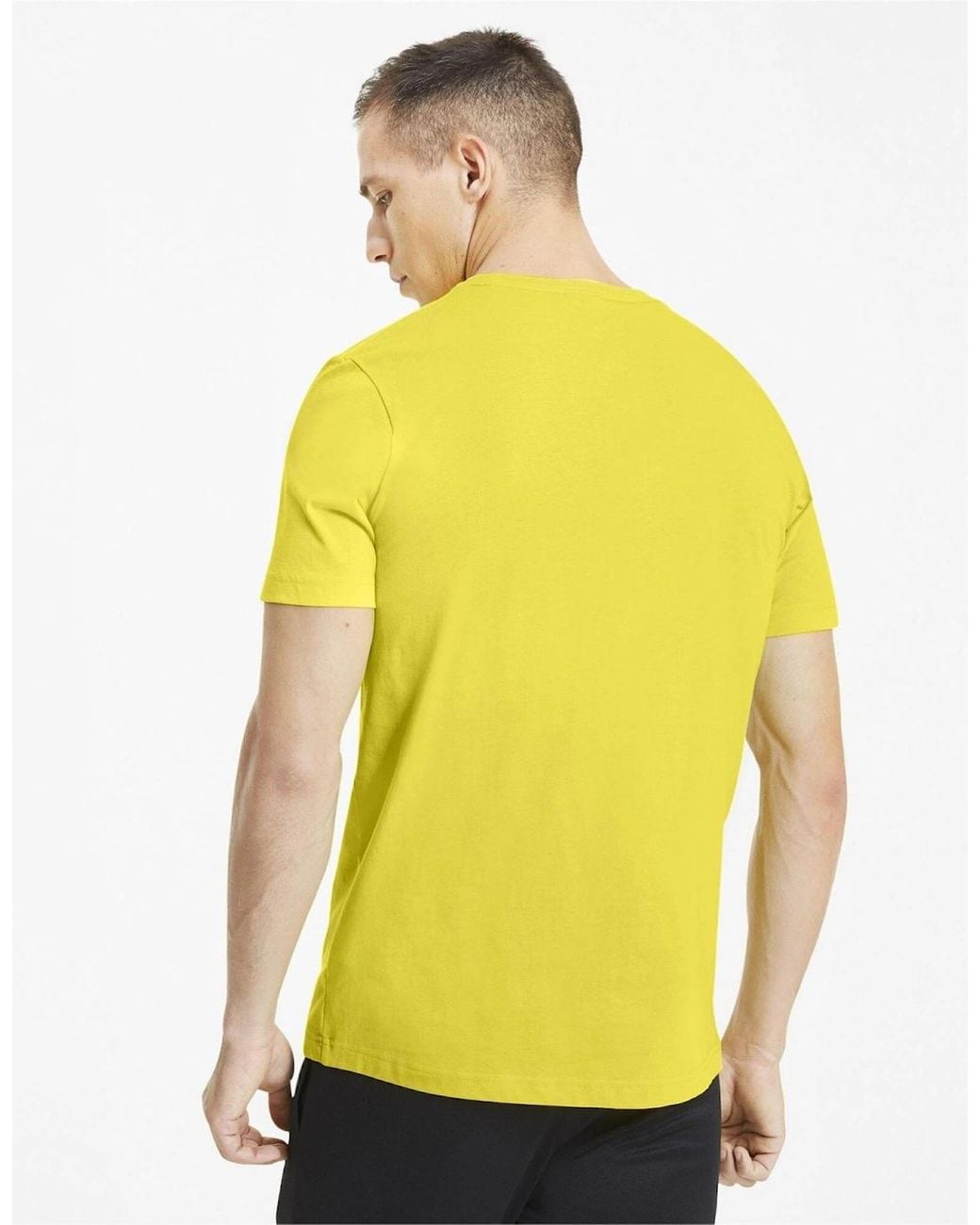 PUMA Yellow Teamgoal 23 Casuals Tee T Shirt for men