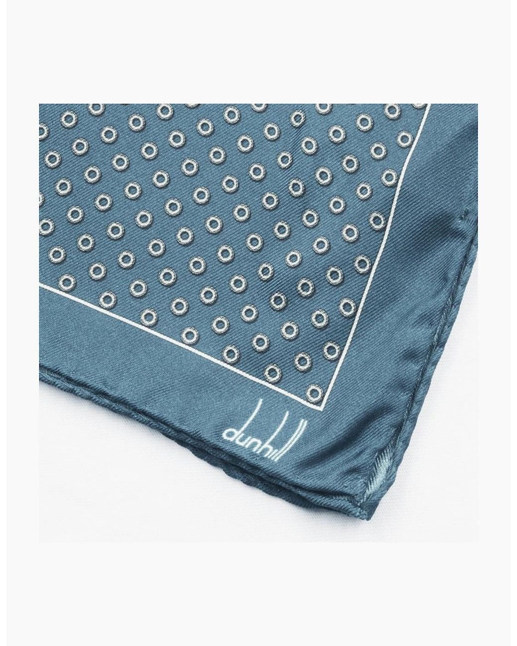 Dunhill Blue Pocket Square for men