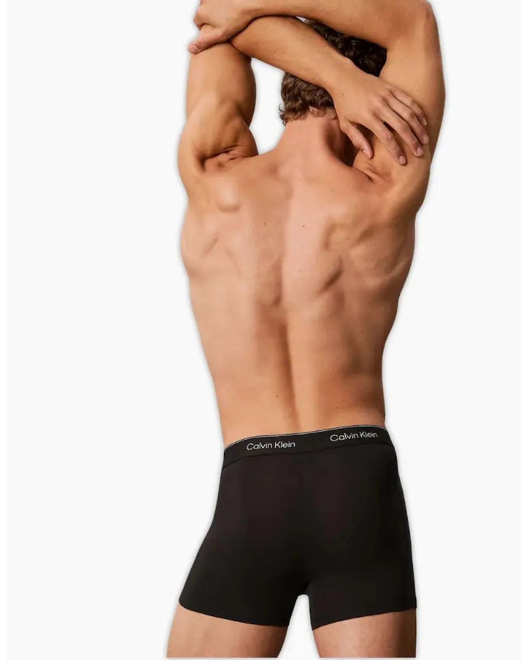 Calvin Klein Black 5-Pack Icon Cotton Stretch 'Relaxed Dart' Boxer Trunks for men
