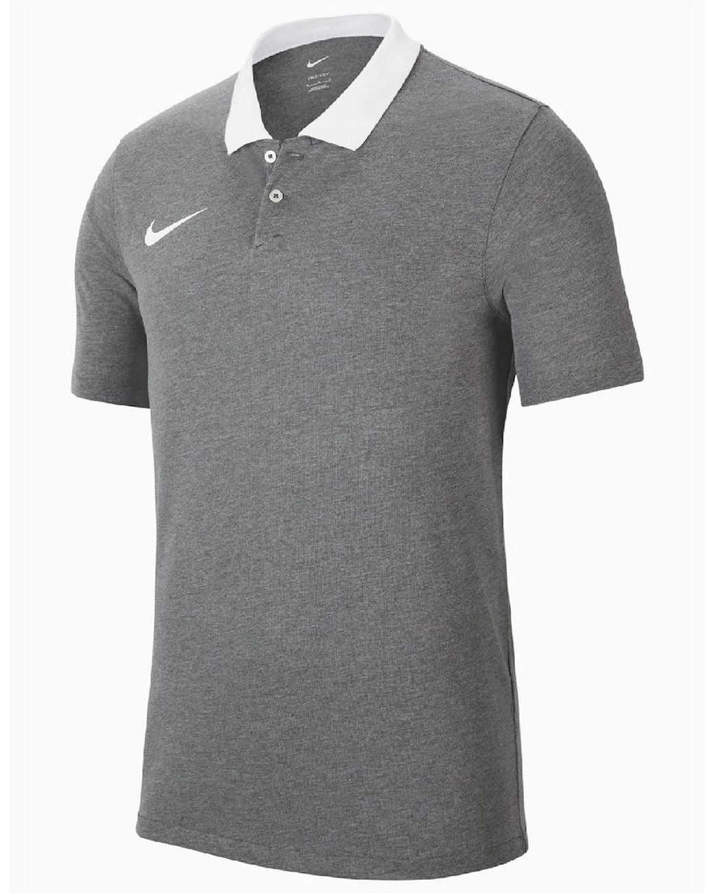 Nike Gray Polo De Sortie