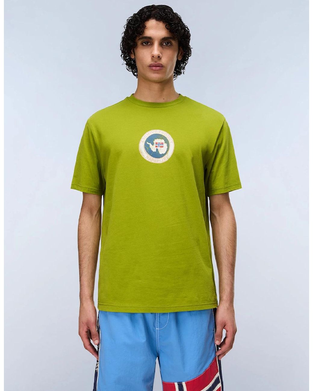 Napapijri Yellow Phos Short Sleeve T-Shirt