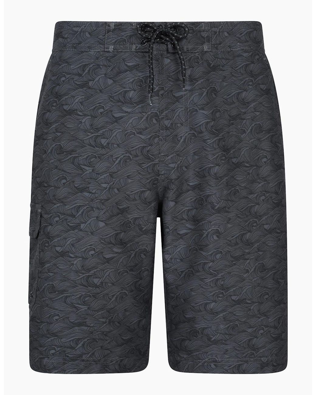 Mountain Warehouse Gray Ocean Wave Boardshorts for men