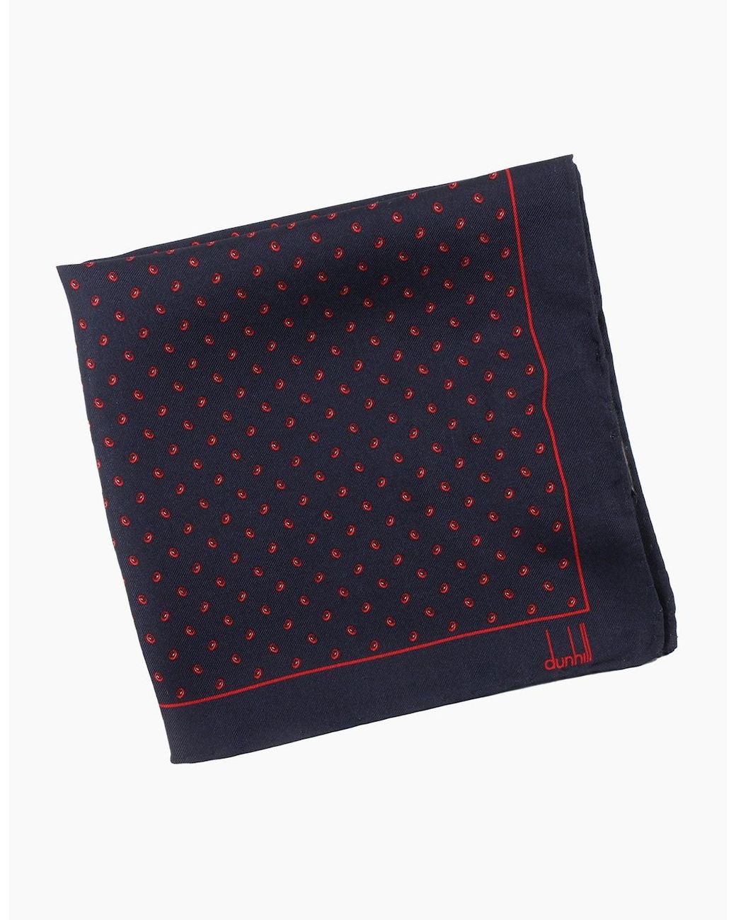 Dunhill Blue Pocket Square for men