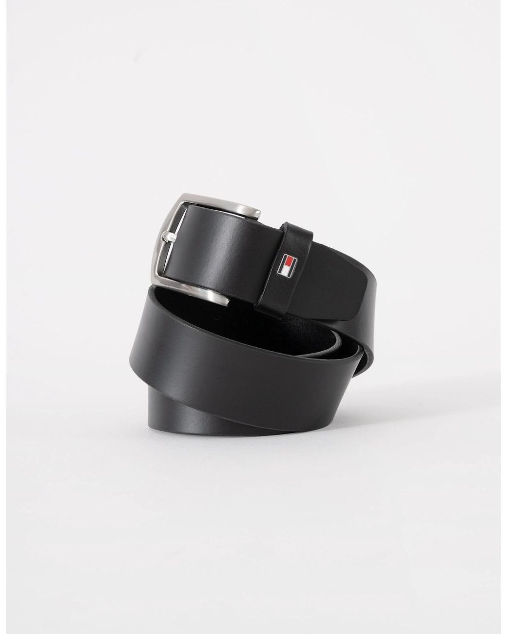Tommy Hilfiger Black Denton Belt 3.5Cm for men