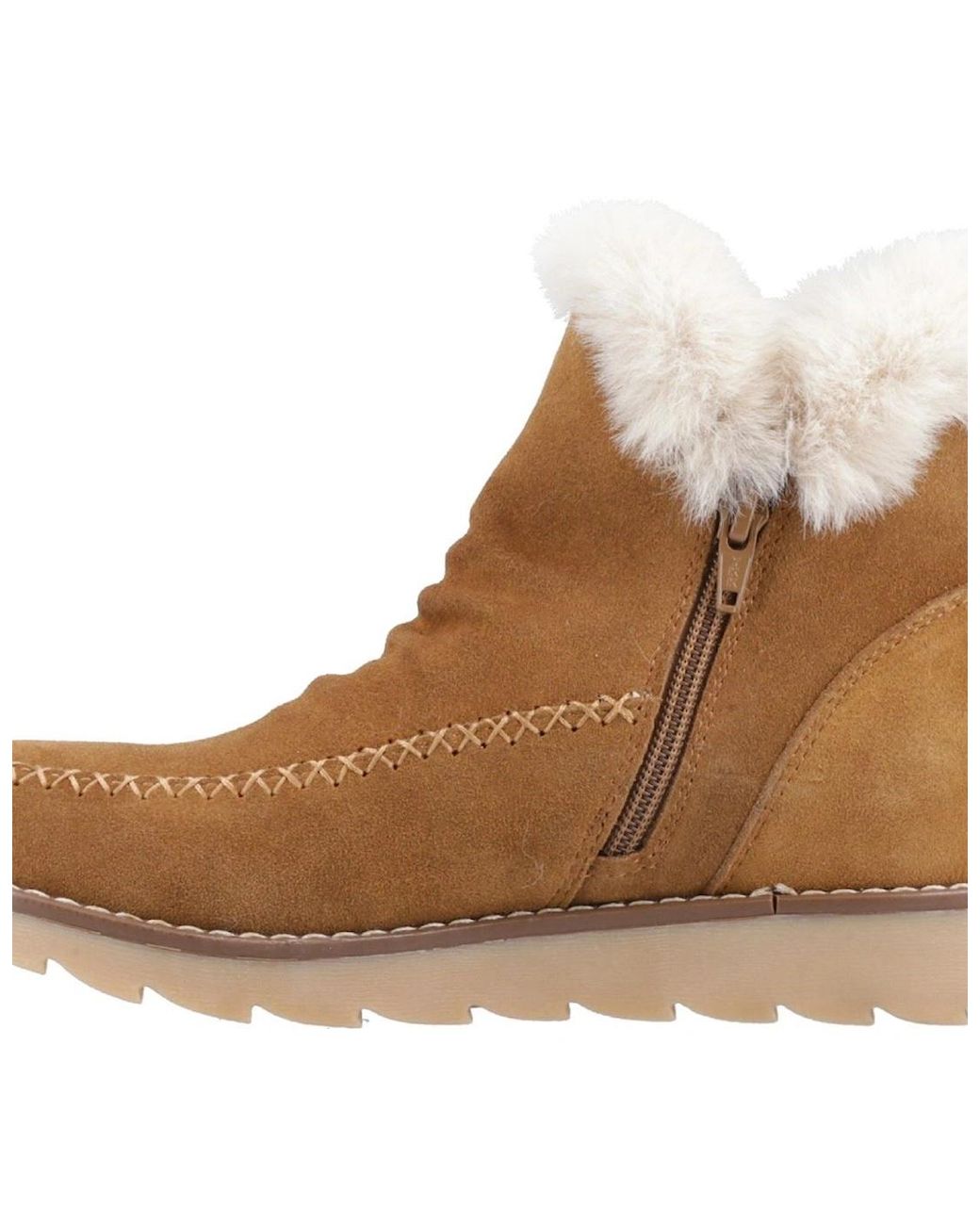 Hush Puppies White Moira Mid Boot