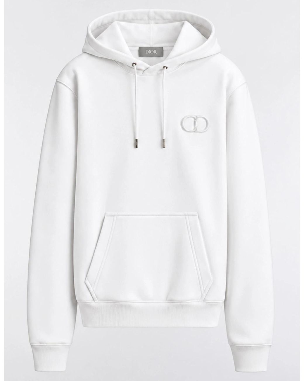 Dior White Cd Icon Hoodie