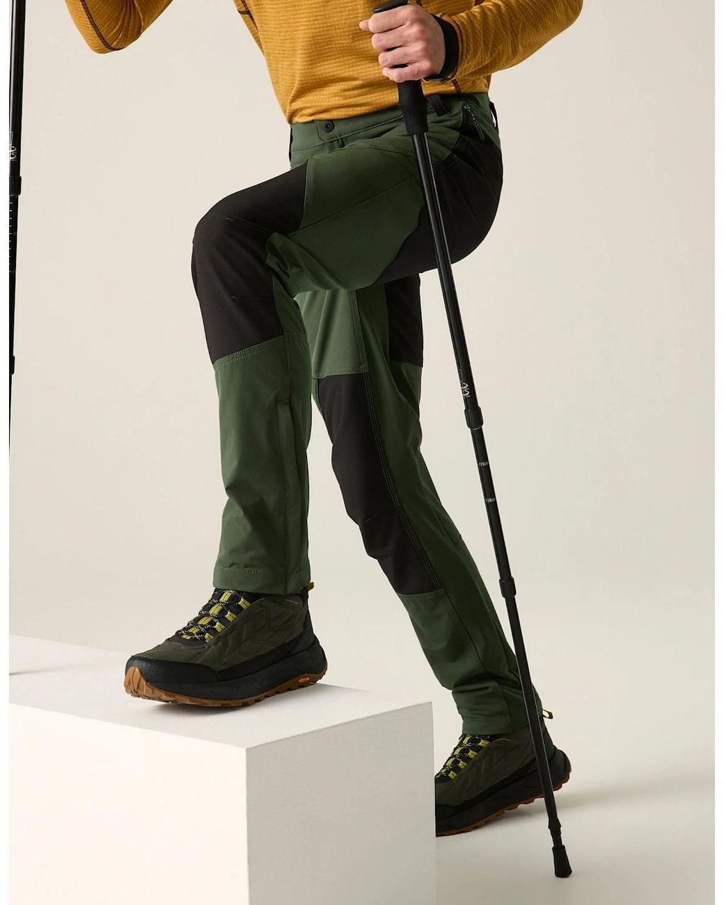 Regatta Green Questra Hiking Trousers for men
