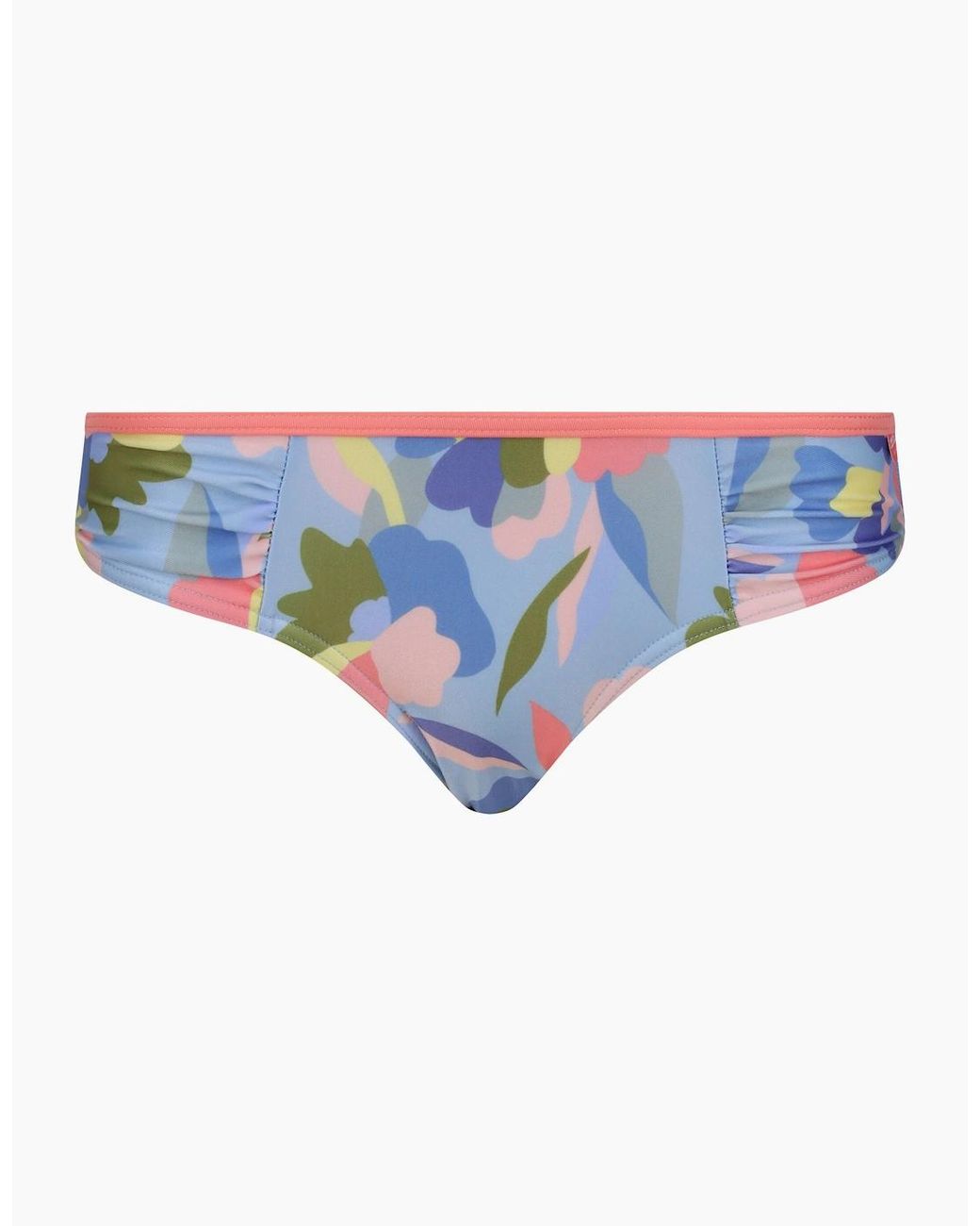 Regatta Blue Ladies Aceana Abstract Floral Bikini Bottoms