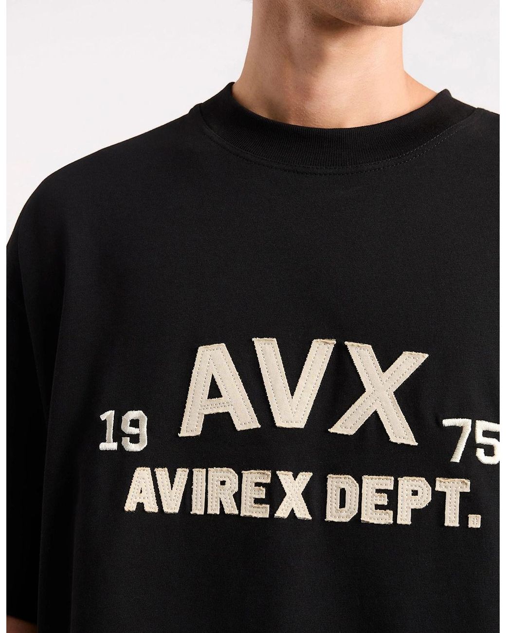 AVX Black Field T-Shirt for men