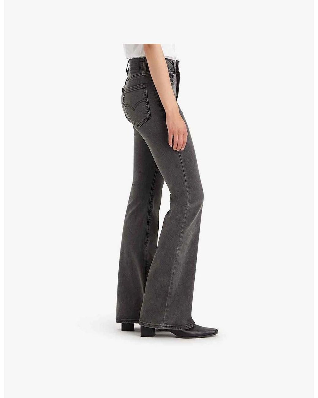 Levi's Gray Levi's High Rise Wide Fit Five Pocket Jeans