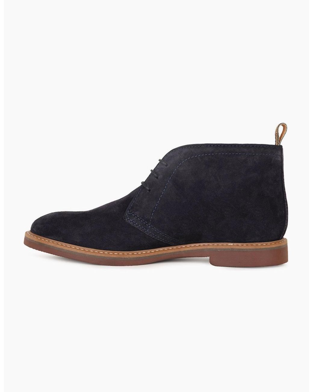 Base London Blue Carlton Chukka Boots for men