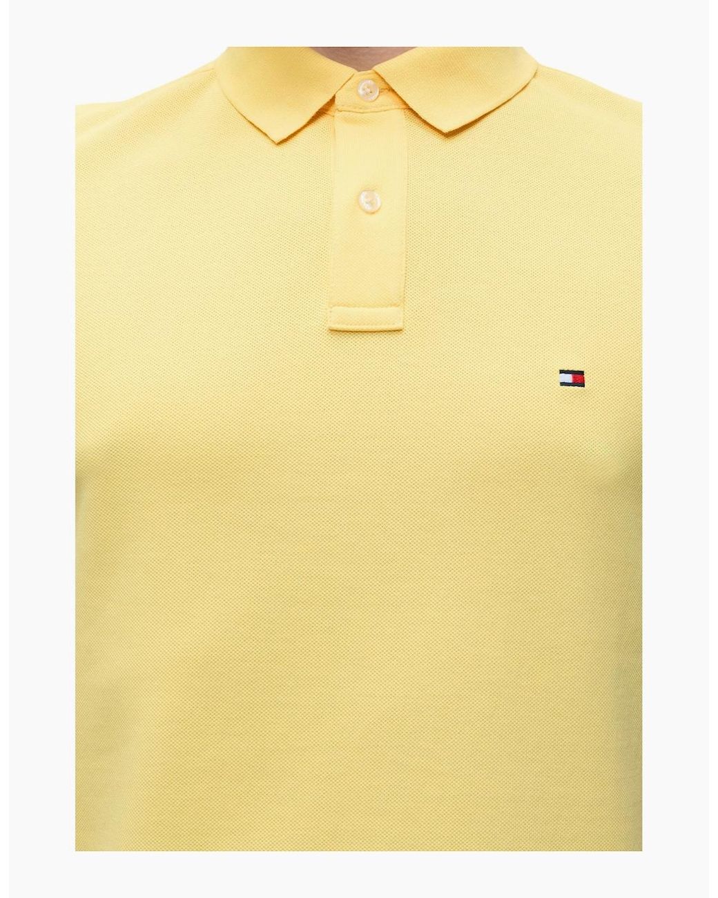 Tommy Hilfiger Yellow Polo Shirts Golf Top