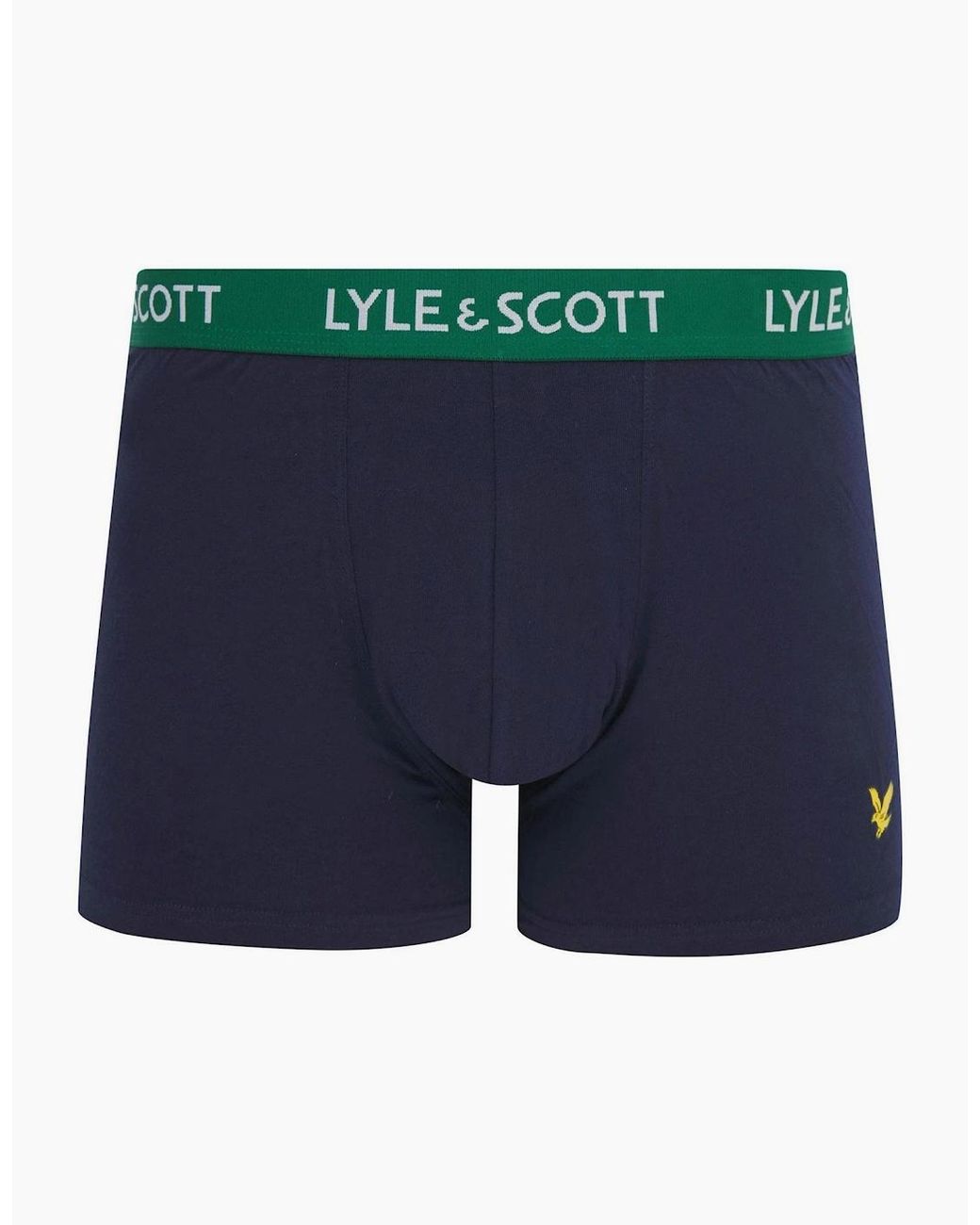 Lyle & Scott Green Barclay 3 Pack Briefs for men