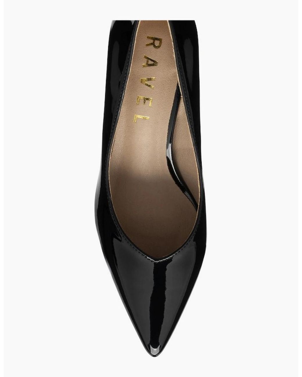 Ravel Black Darley Court Shoes
