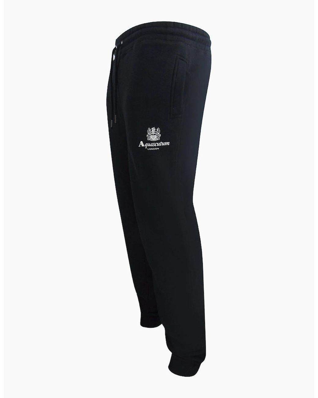 Aquascutum Blue Active Basic Rib Track Pant Sweatpants for men
