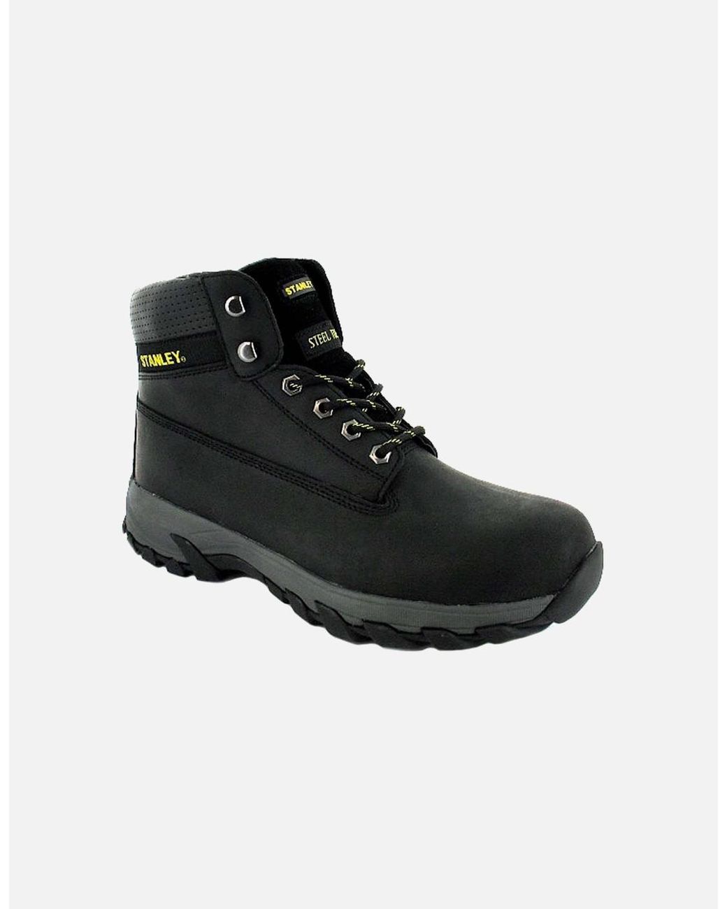 Stanley Black Safety Boots Hartford Leather Lace Up Uk Size for men