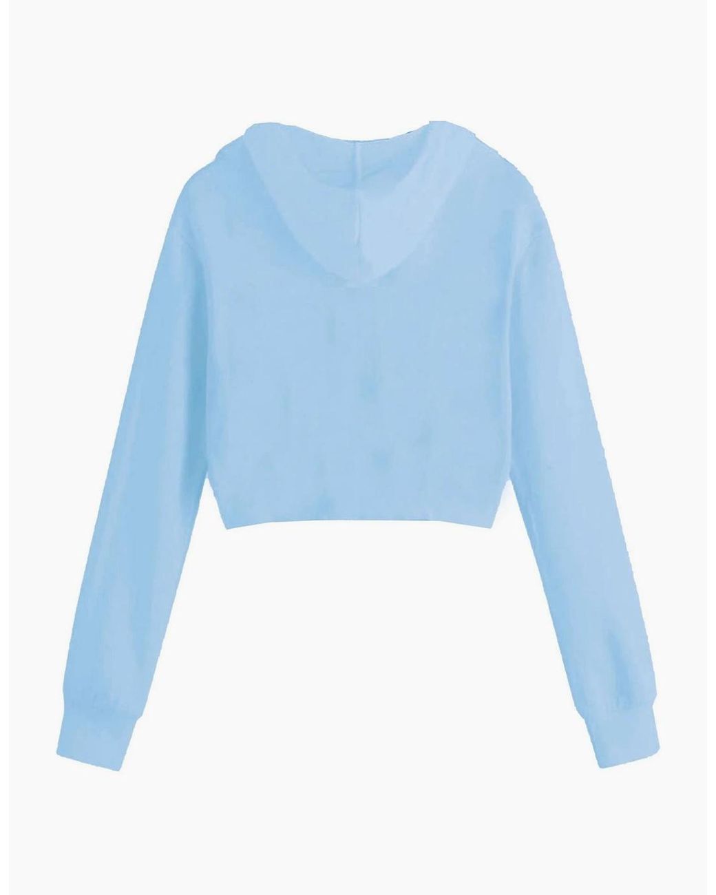 Miso Blue Cropped Hoodie