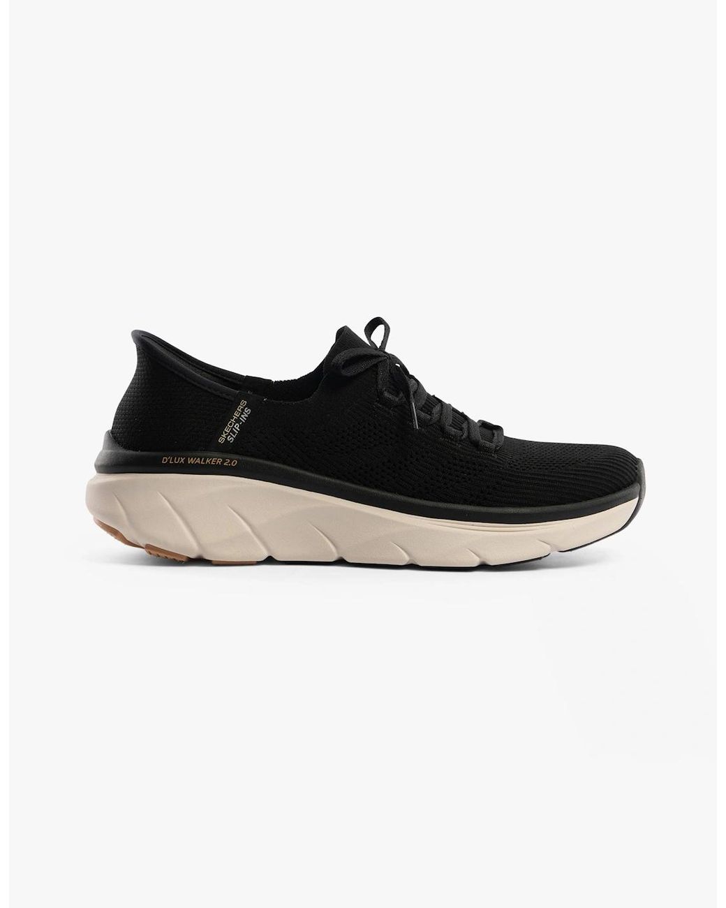 Skechers Black 150105/Bktn D'Lux Walker 2.0-Thrill Movem Trainers/Tan