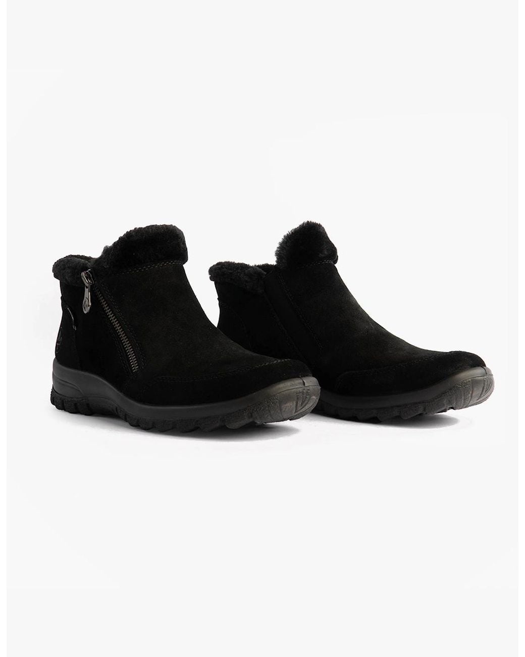 Rieker Black L7188 Ankle Boots