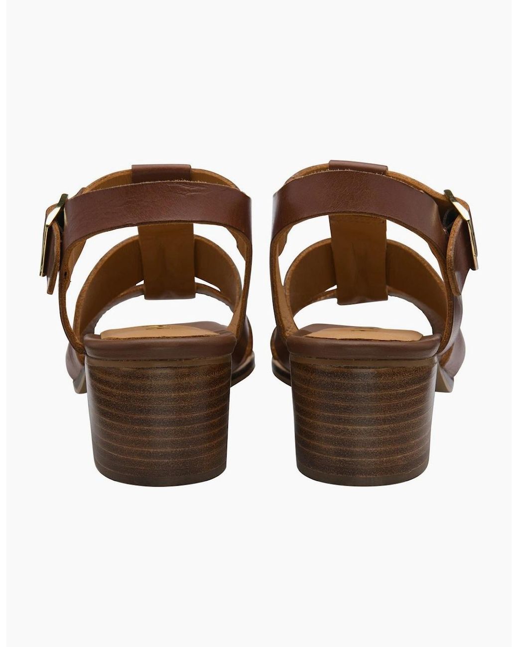 Ravel Brown Togston Heeled Sandals