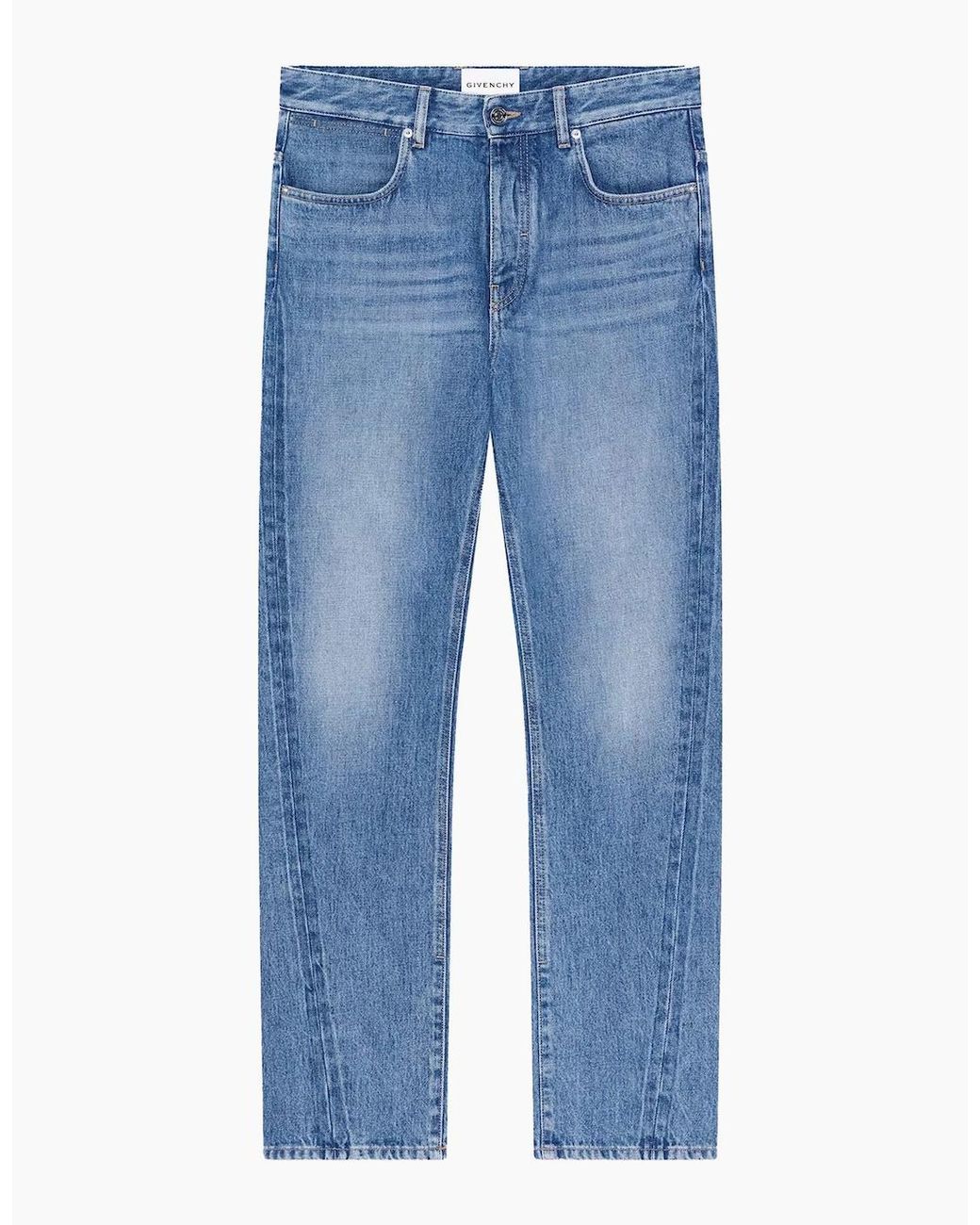 Givenchy Blue Vintage Wash Jeans for men