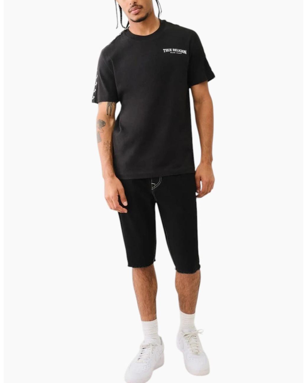 True Religion Black 10751354 T Shirts for men