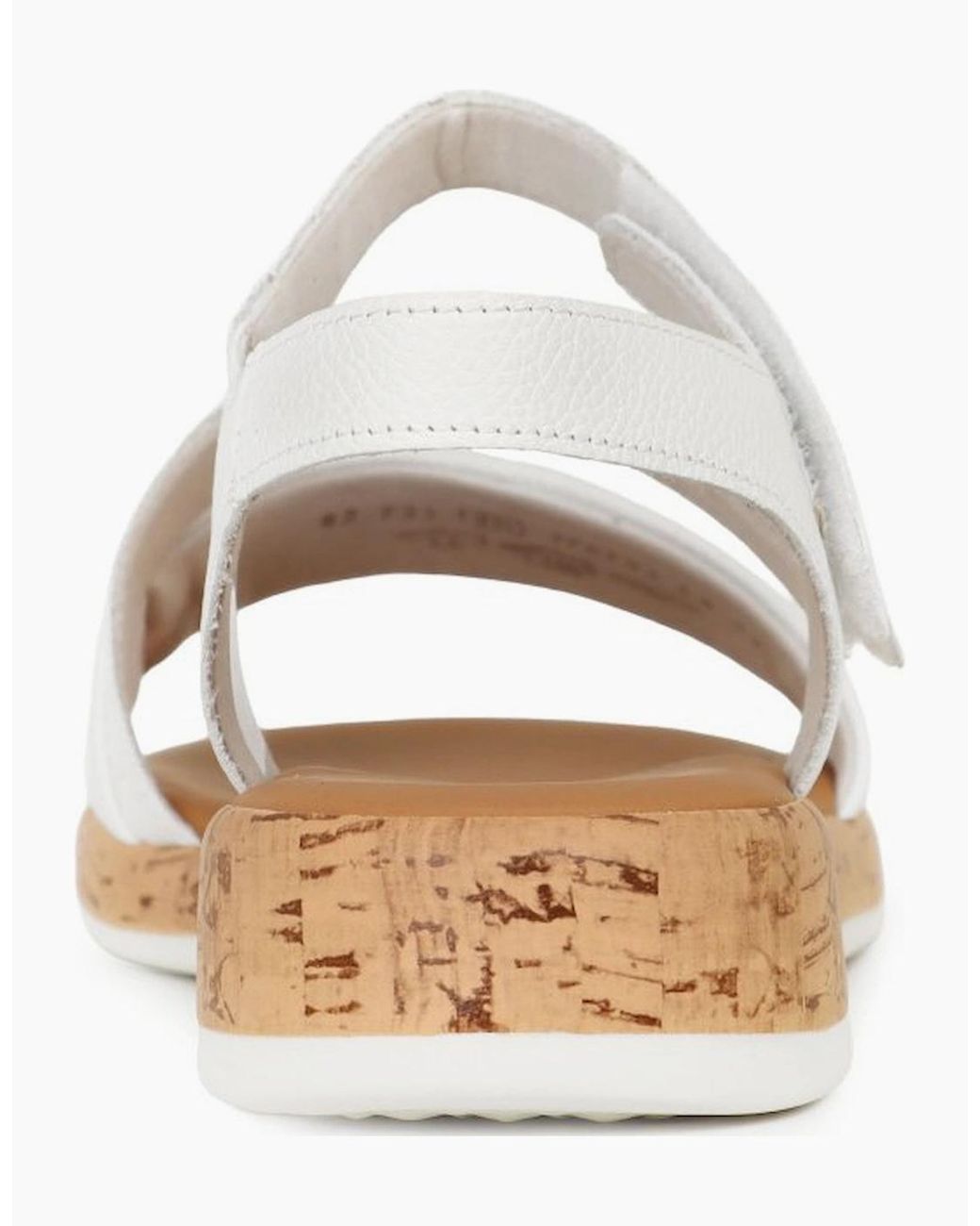 Gabor White Oporto Sandals