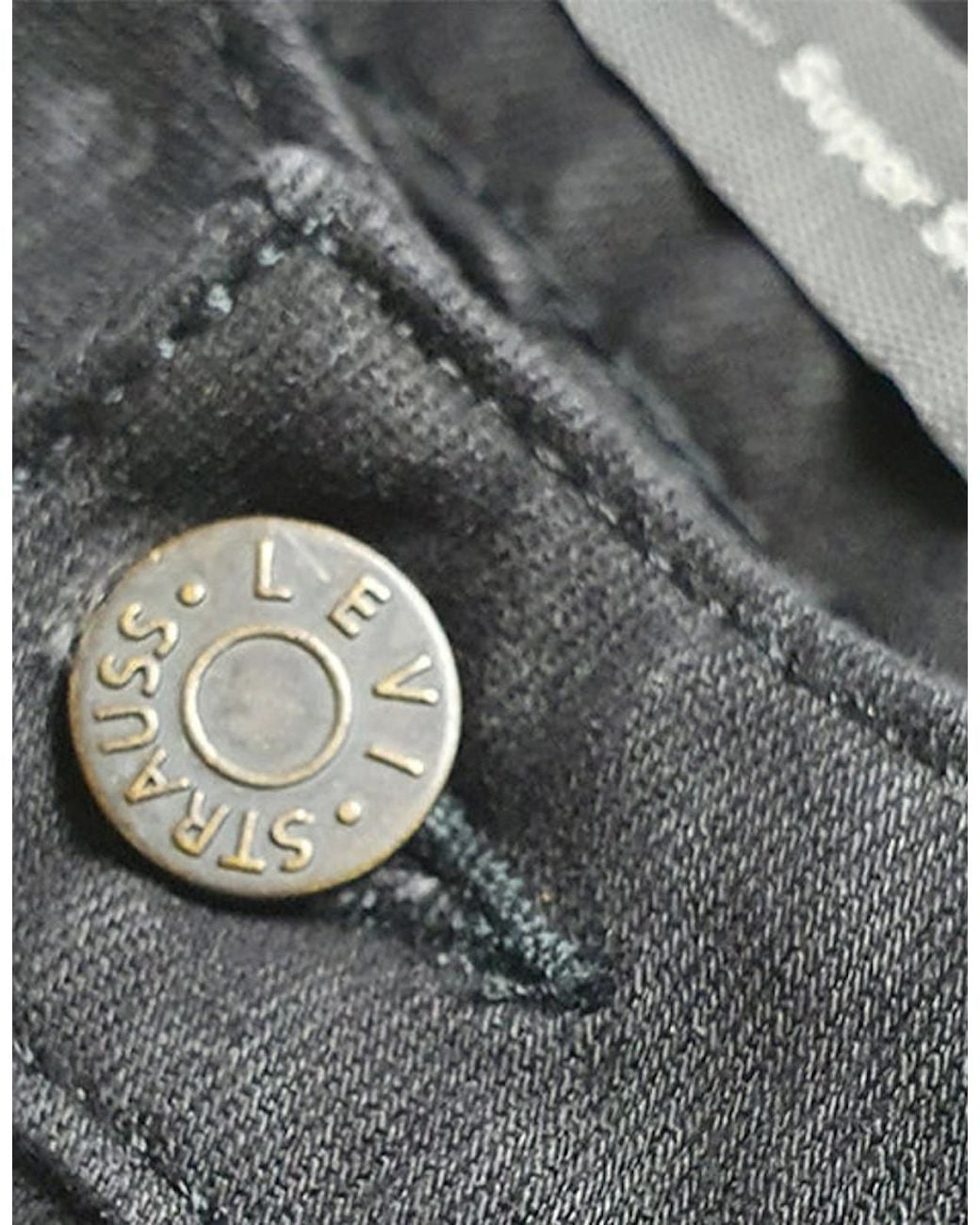 Levi's Blue Levi's Denim Jeans Super Siknny Mini Boot Bottom