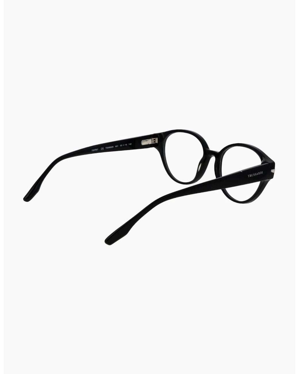 Trussardi Black Optical Frame Tsw6026 A01 53