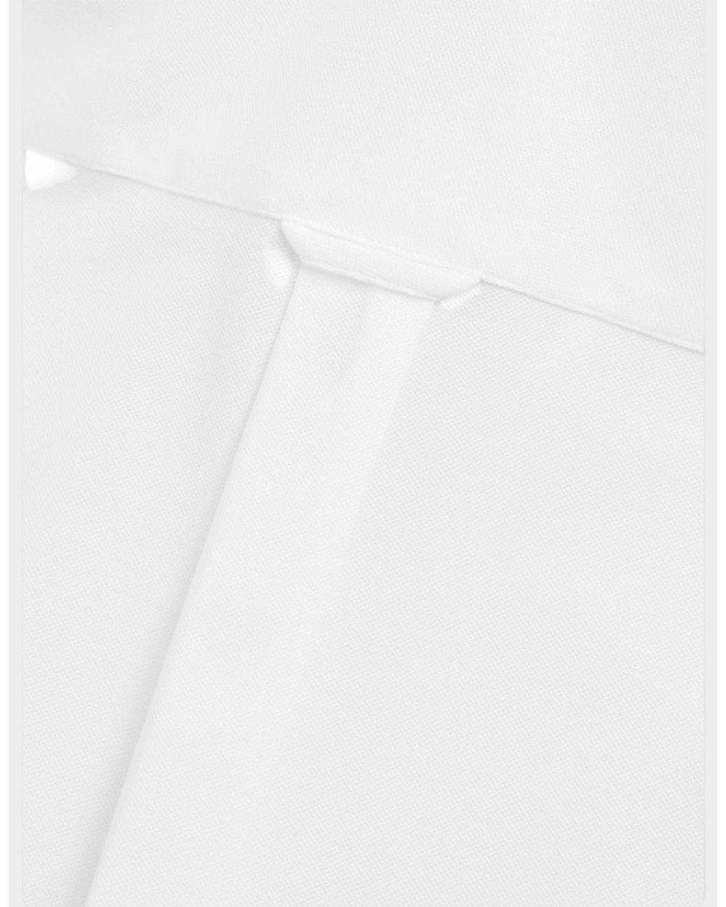 Gant White Regular Jersey Pique Shirt for men