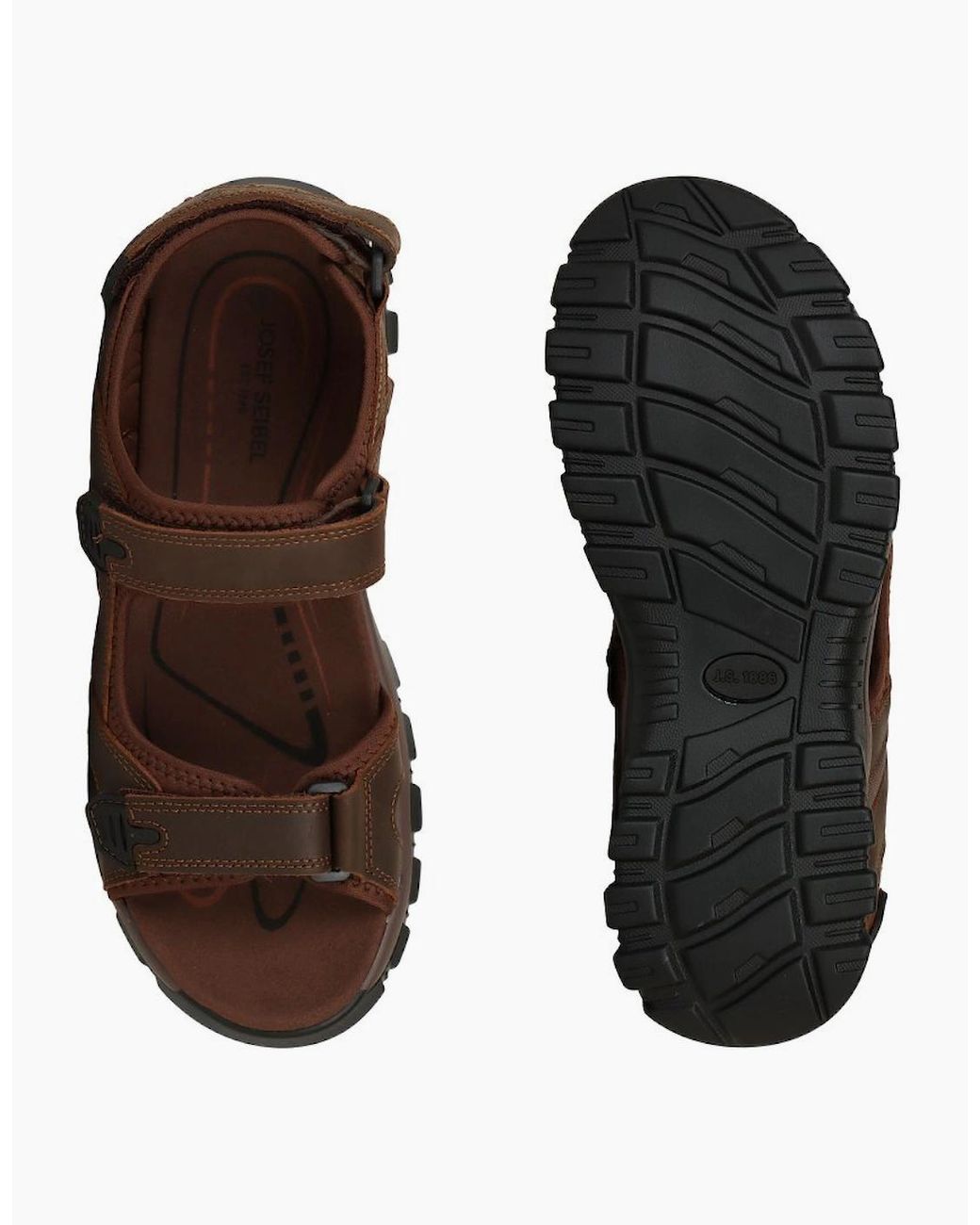 Josef Seibel Brown Bart 06 Sandals for men