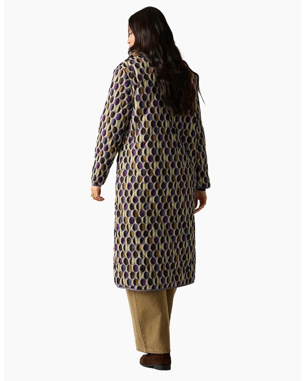 Regatta Black Ladies Orla Kiely Oval Quilted Jacket