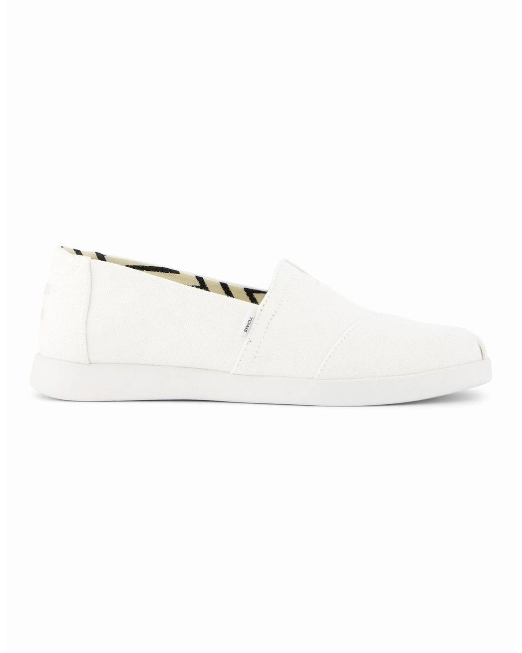 TOMS White Alpargata Plus 100% Cotton Espadrilles