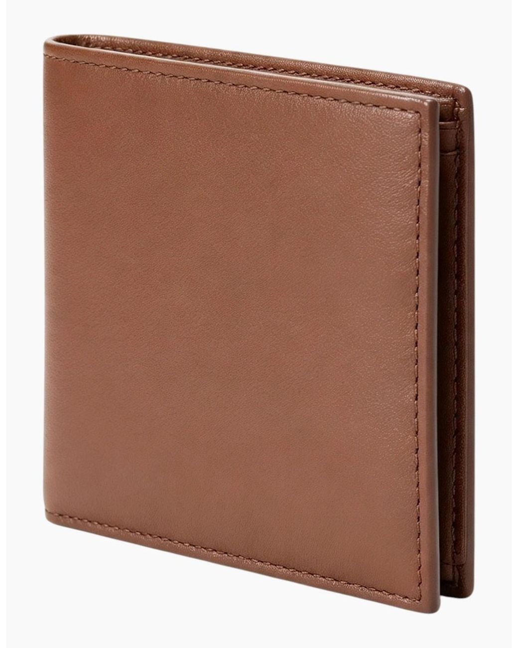 Polo Ralph Lauren Brown Ralph Lauren Genuine Leather Wallet M Polo Billfold Credit Card Holder for men