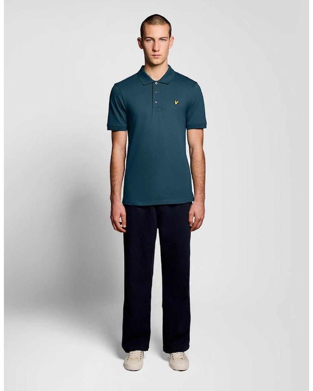 Lyle & Scott Blue Everyday Cotton Polo Shirt for men