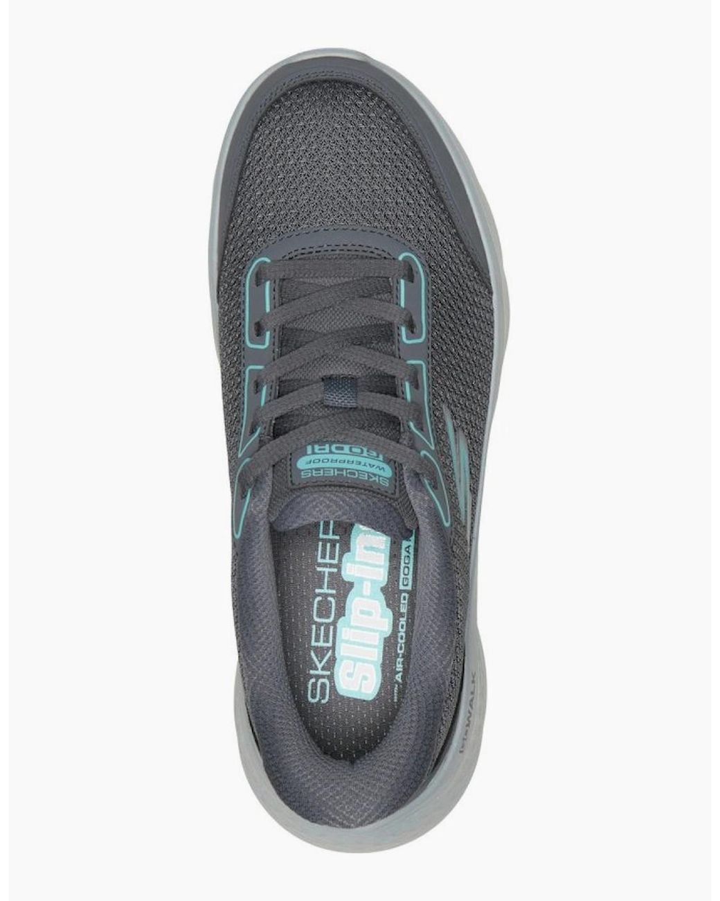 Skechers Go Walk Gray Go Walk Flex Mabel Trainers