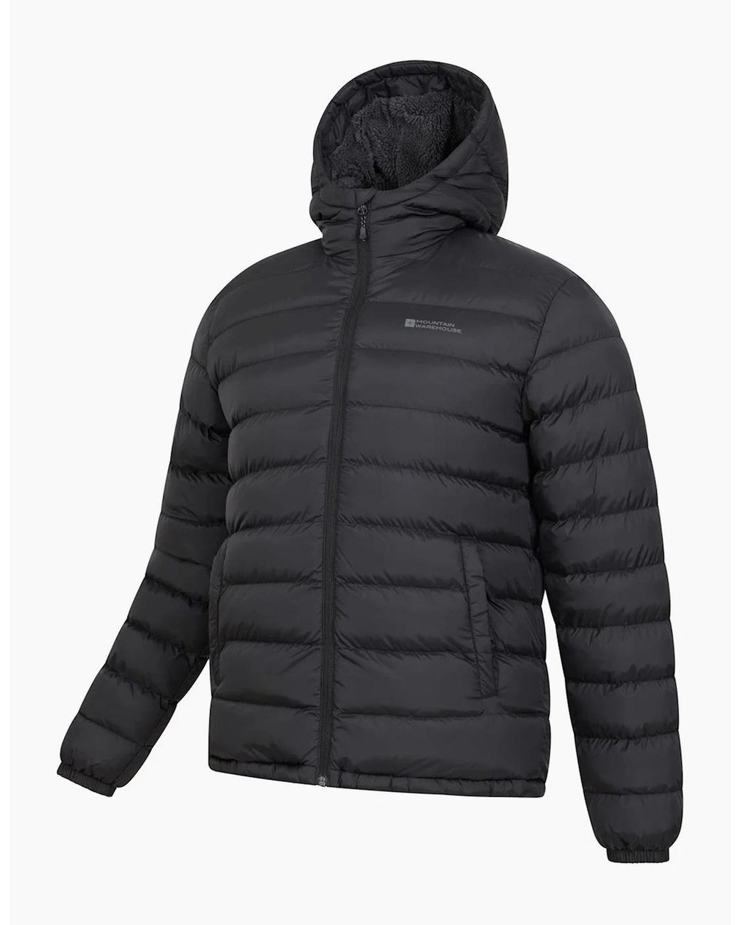 Mountain Warehouse Blue Seasons Faux Fur Lined Padded Jacket for men