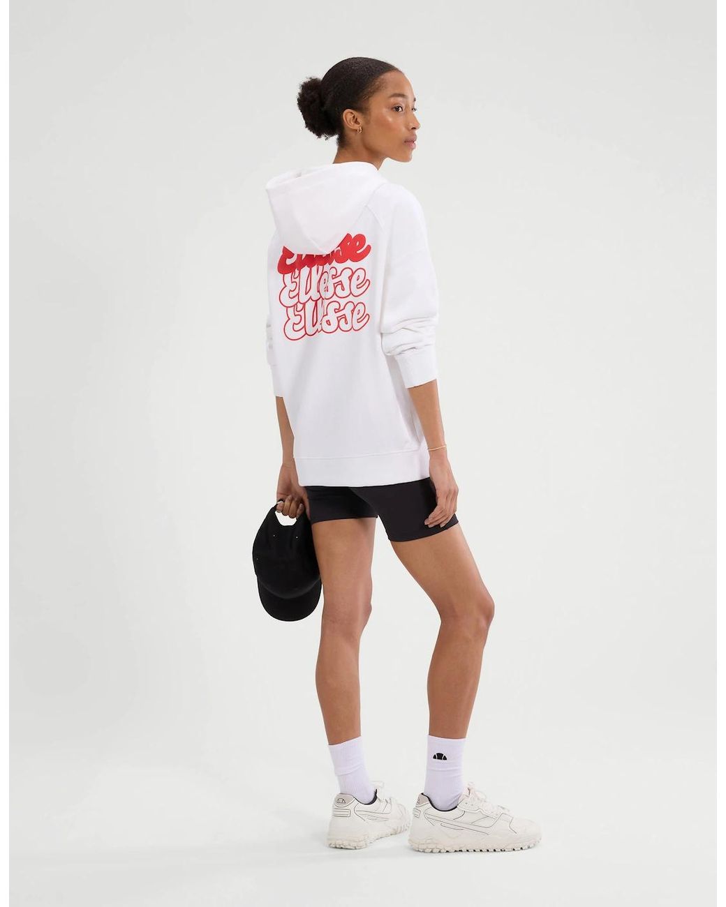 Ellesse White Il Trio Hoodie