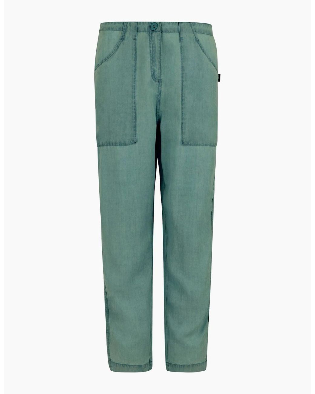 Regatta Green Ladies Shorebella Capri Trousers