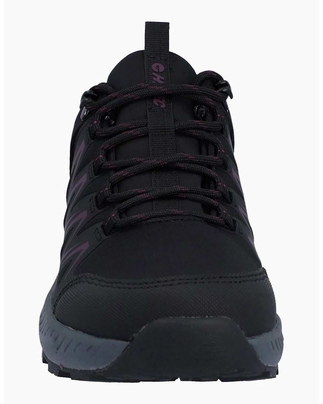 Hi-tec Black H-Tec Stealth Low Waterproof Trail Shoes