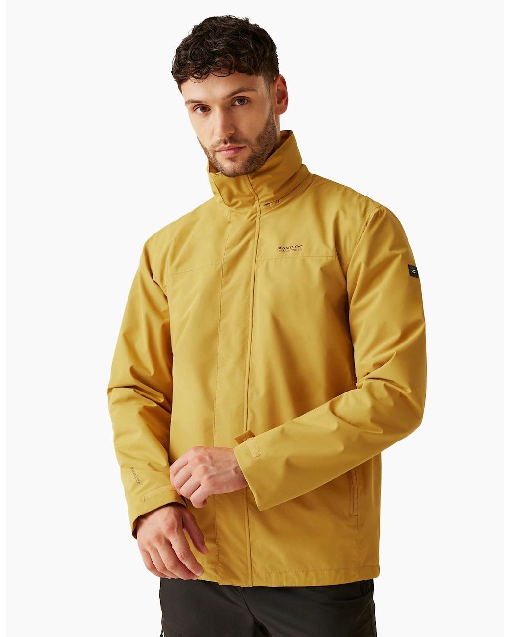 Regatta Yellow Matt Ii Waterproof Jacket for men