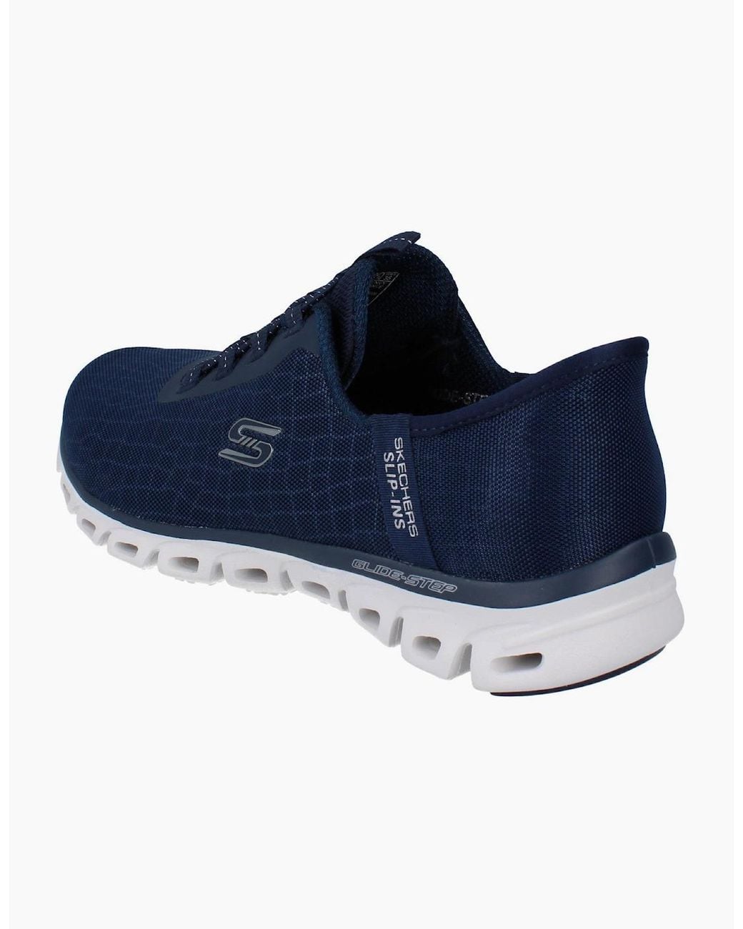 Skechers Blue Hands Free Slip-Ins Glide Step