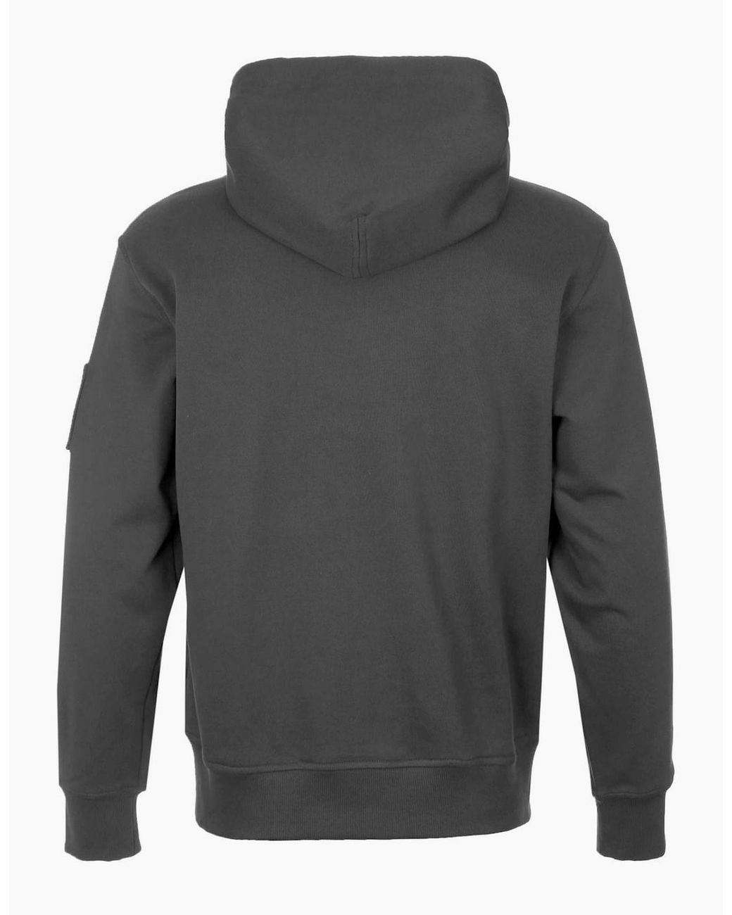 Moose Knuckles Gray Hartsfield Pullover Cement Hoodie for men