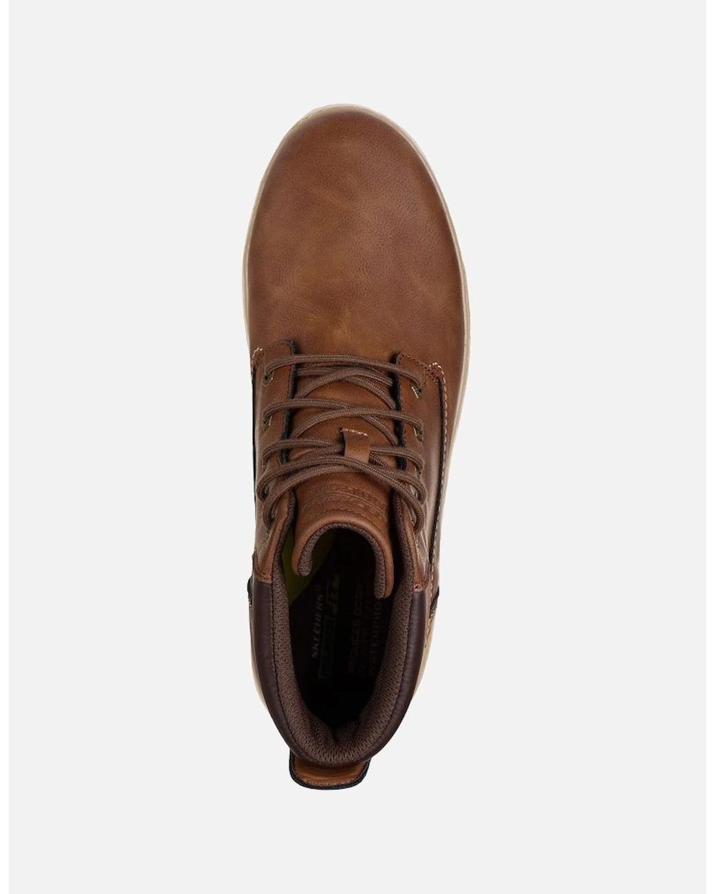 Skechers Brown Garlan Deno Polyurethane Ankle Boots for men